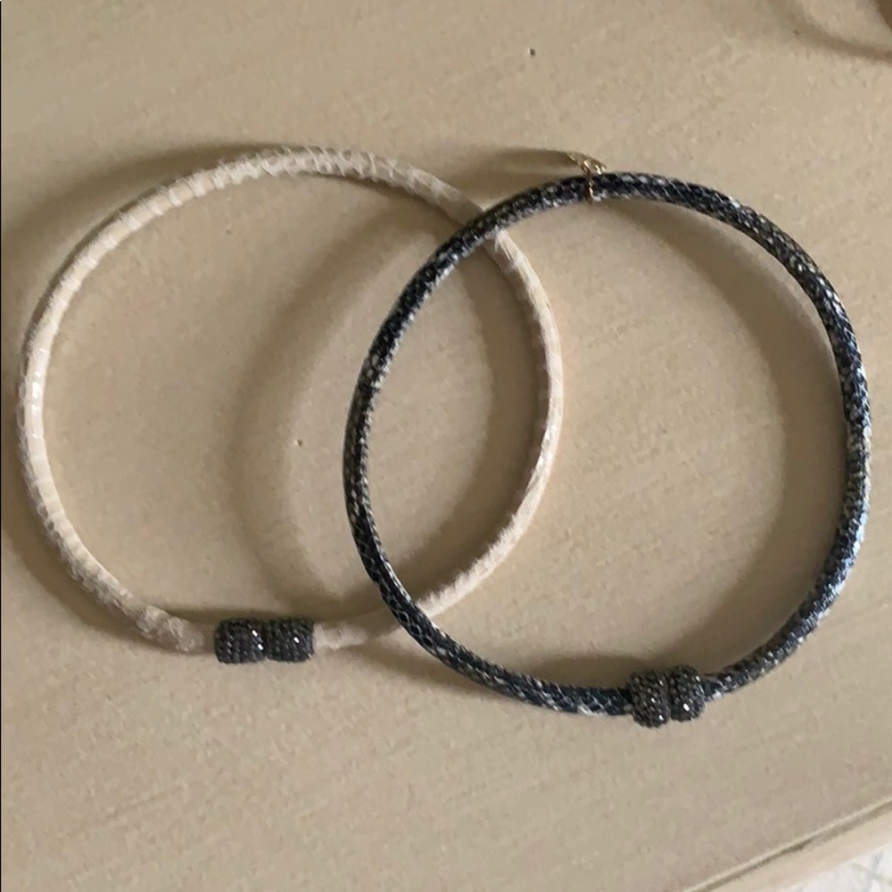 Two choker necklaces